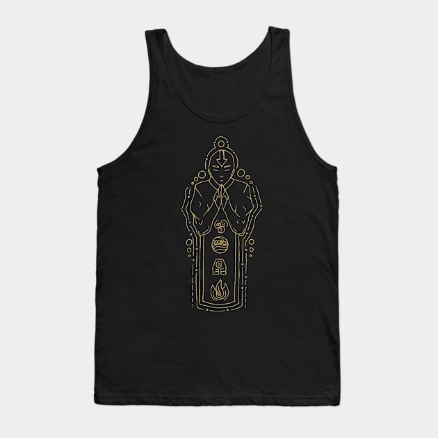 Buddhaang. Tank Top by hybridgothica